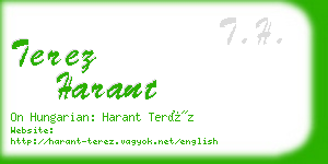 terez harant business card